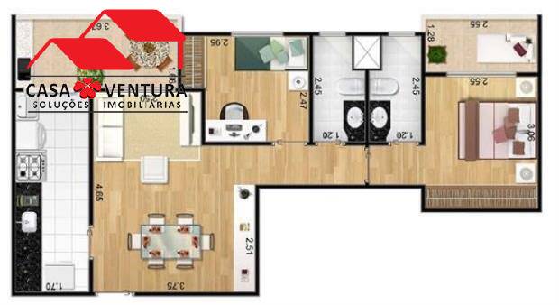 Apartamento à venda com 2 quartos, 65m² - Foto 32