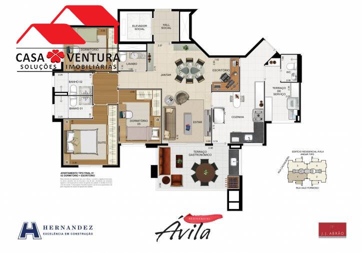 Apartamento à venda com 3 quartos, 118m² - Foto 23