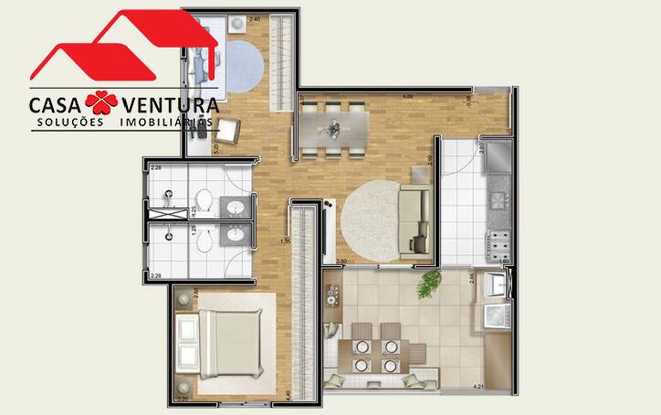 Apartamento à venda com 2 quartos, 60m² - Foto 40